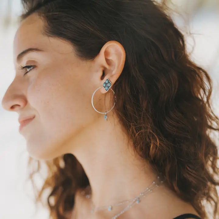 Lucia Turquoise Stud Earrings