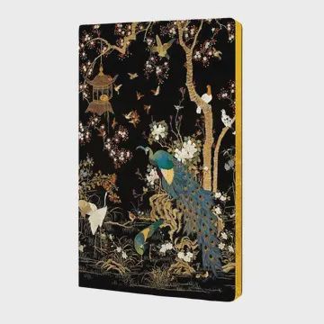 Ashmolean Museum: Embroidered Hanging with Journal Peacock