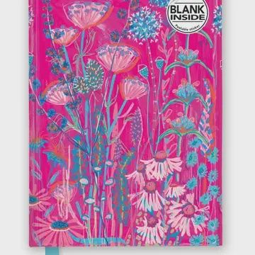 Lucy Innes Williams: Pink Garden House Blank Journal
