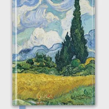 Vincent Van Gogh: Wheat Field with Cypresses Journal