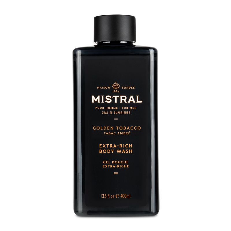 Mistral Men's Body Wash Golden Tobacco 400 ml