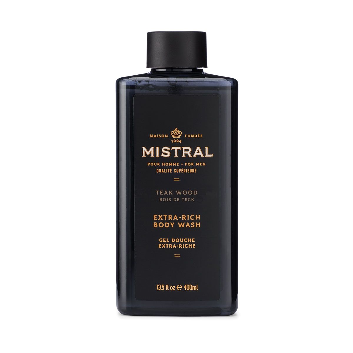 Mistral Men's Body Wash Teak Wood 400 ml