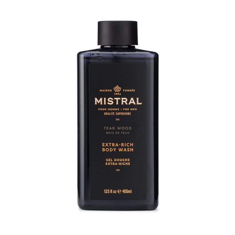 Mistral Men's Body Wash Teak Wood 400 ml