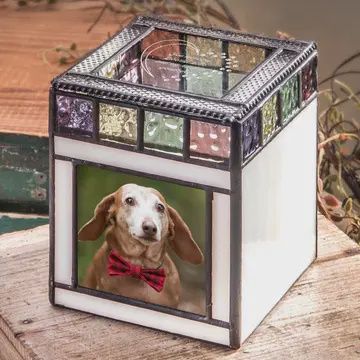 Glass Pet Urn Keepsake