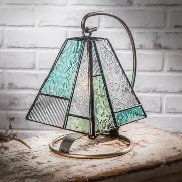 Turquoise Blue Green Accent Lamp