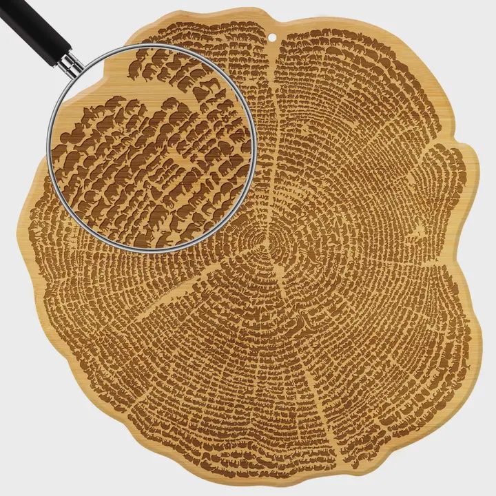 Tree of Life Serving Board 13"