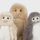 Alpaca Stuffed Animal - Owl Small