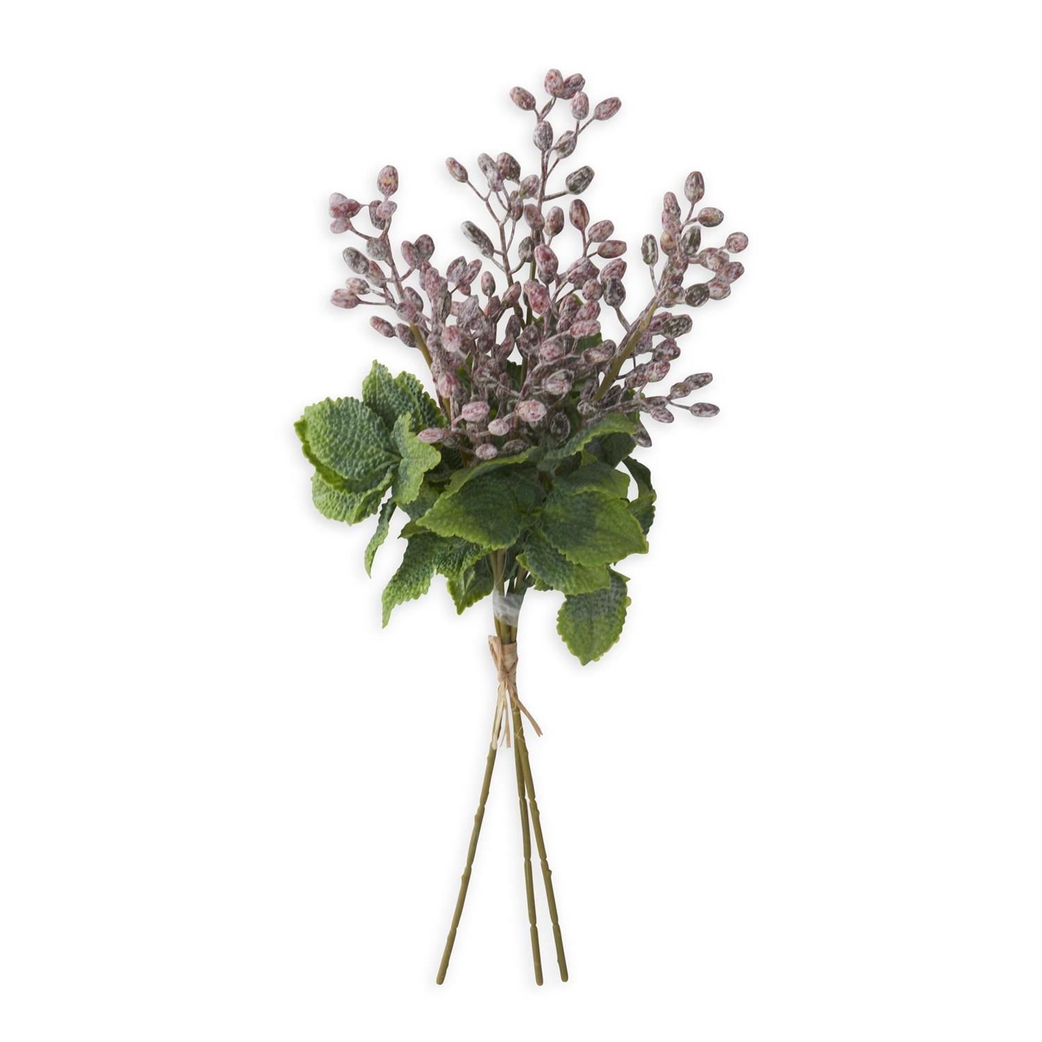 Purple Berry &amp; Herb Bundle (3 Stem) 19 Inch