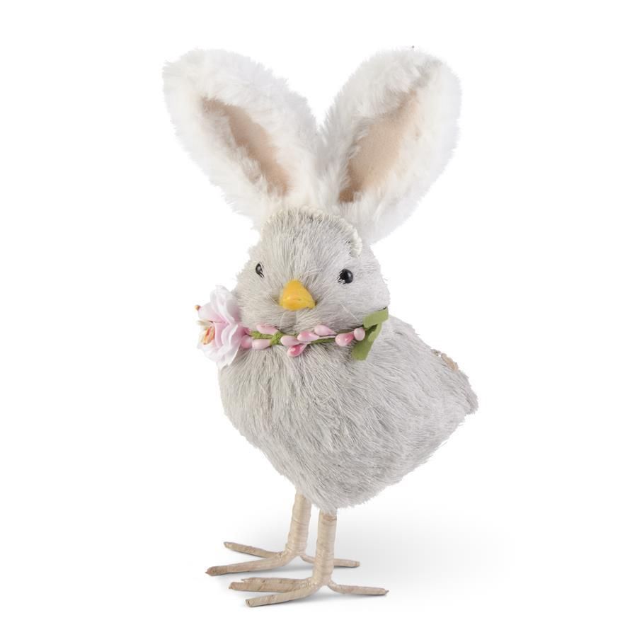Gray Chick w/Bunny Ears 8.5 Inch