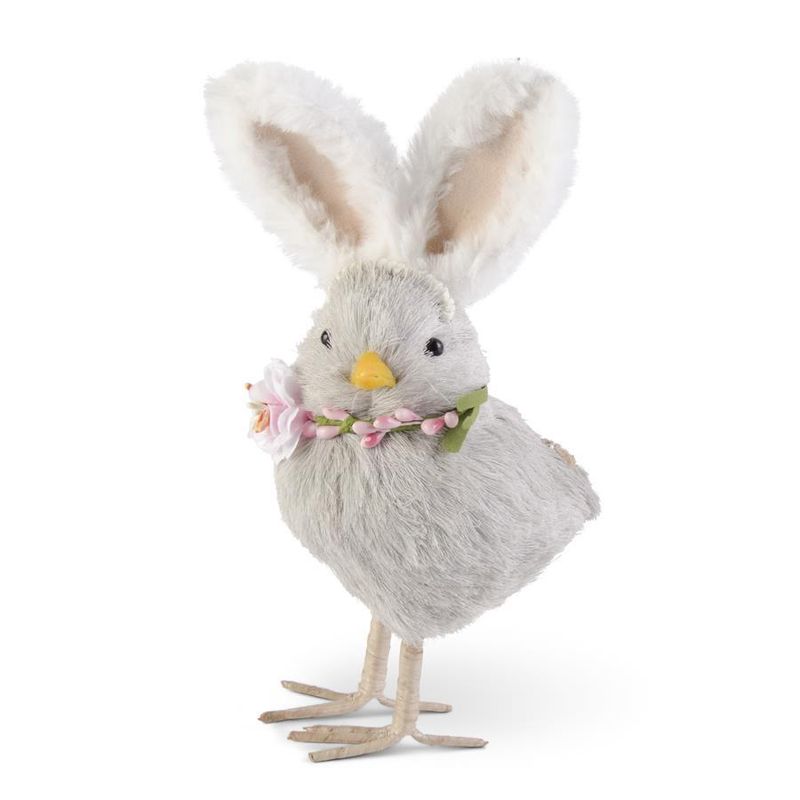 Gray Chick w/Bunny Ears 8.5 Inch