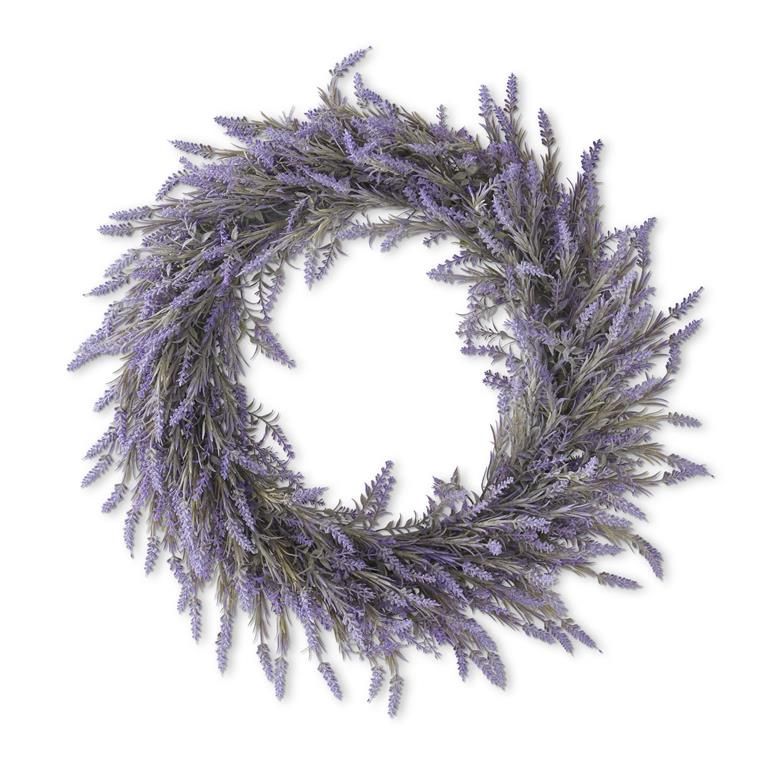 Purple Lavender Wreath 24 Inch