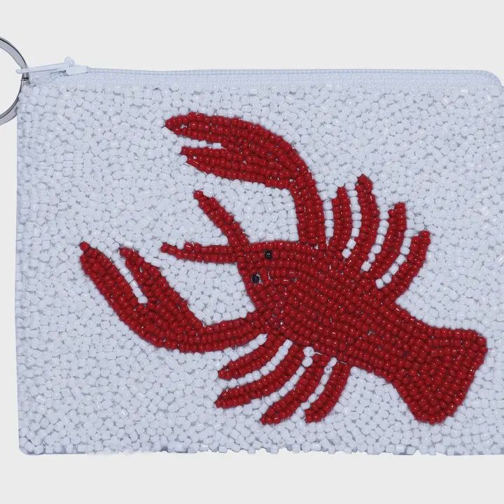 Scp 400 - White/Op Red/Black Coin Purse Lobster