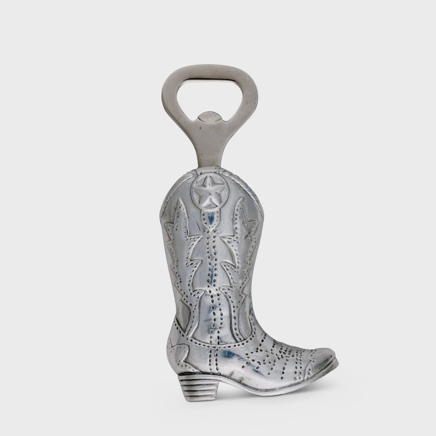 Vaga Bottle Opener Pewter Cowboy Boot