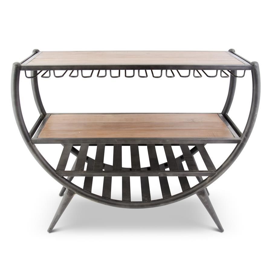 KK DK Metal &amp; Wood Bar Rack