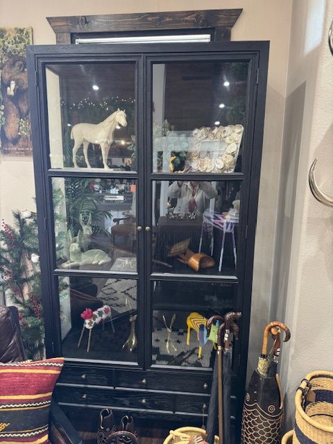 KK Black Elder Wood Cabinet