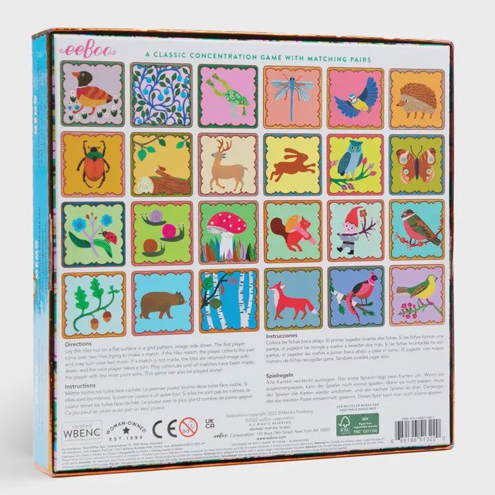 Woodland Memory &amp; Matching Game