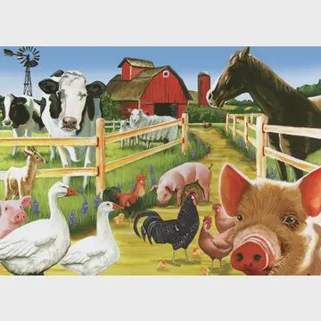 Farmyard Welcome (Tray) 35pc Puzzle
