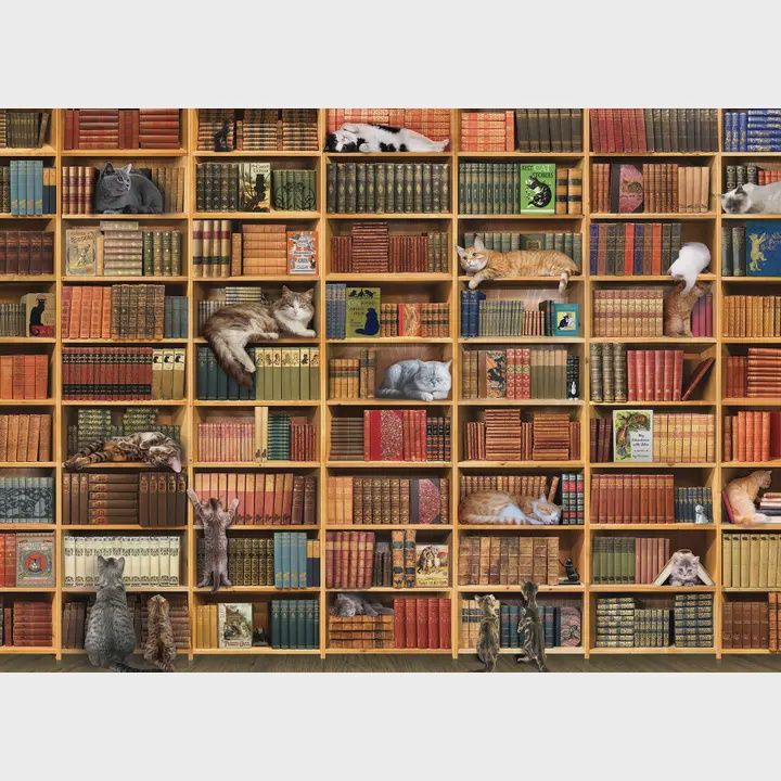 The Cat Library 1000pc Puzzle