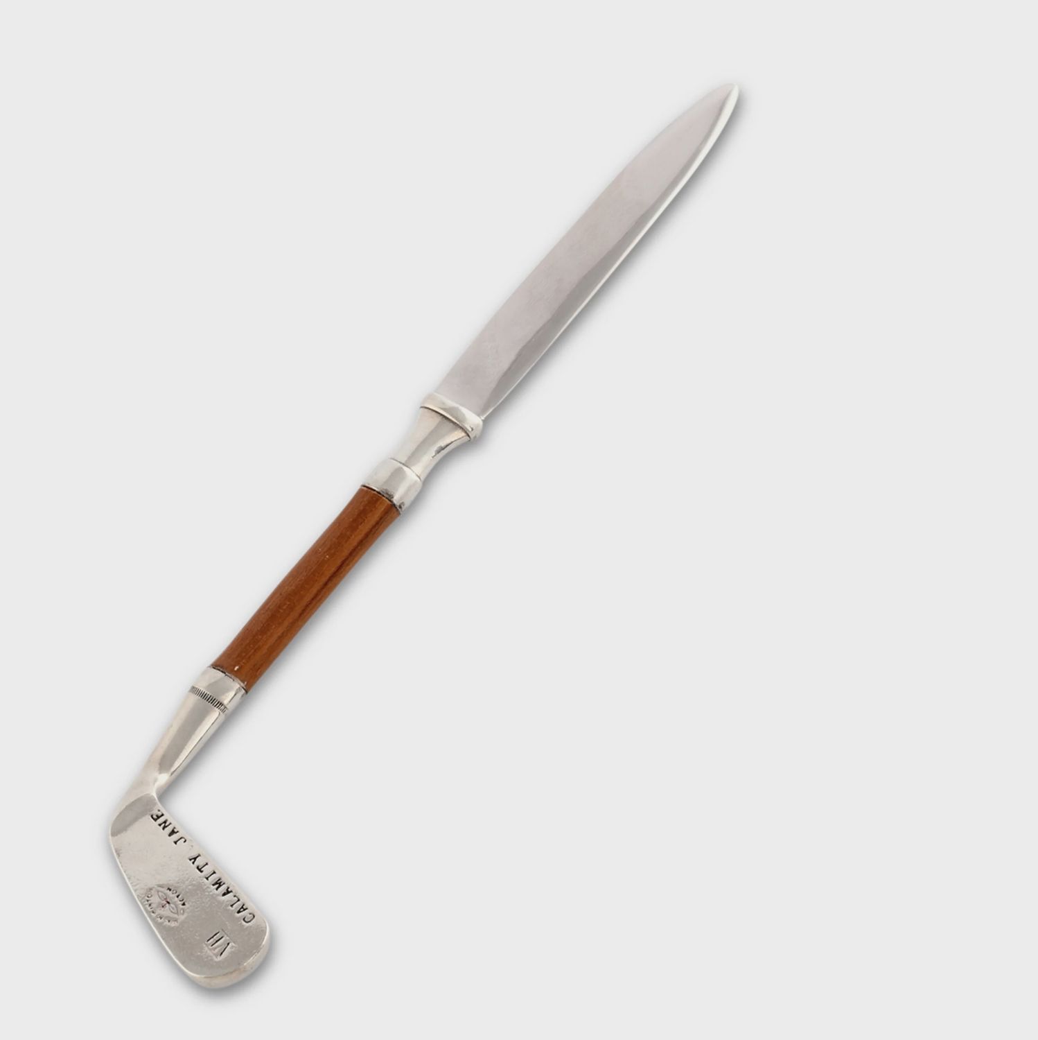 Golf Club Pewter Letter Opener