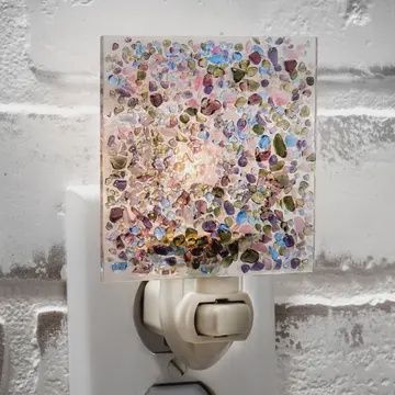 Colorful Glass Night Light Fused Glass Chips