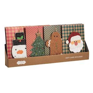 BEADED GIFT CARD ORNAMENTS