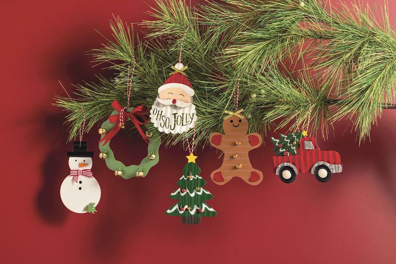 Christmas Tin Ornaments