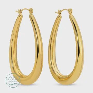 Large Latchback Hoops, Water Resistant