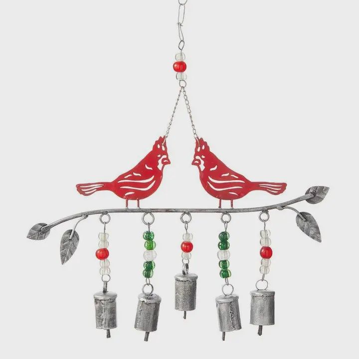 Cardinal Companions Wind Chime