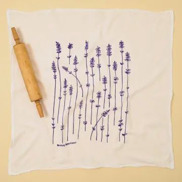Kei Molly Dish Towel Lavender Springs Lilac