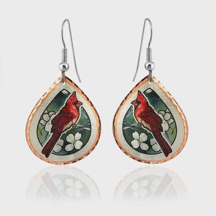 Cardinal Earrings Ca Y31