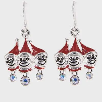 Santa Crystal Earrings
