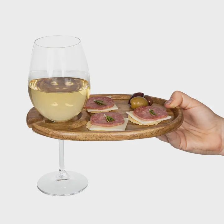 Picnic Time Wine Appetizer Plate Set