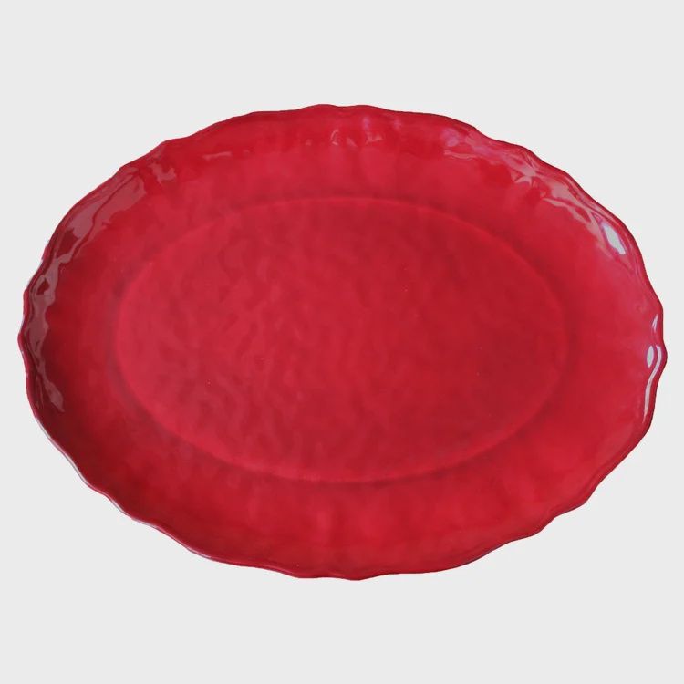 LeCadeaux Garnet 16" Oval Platter