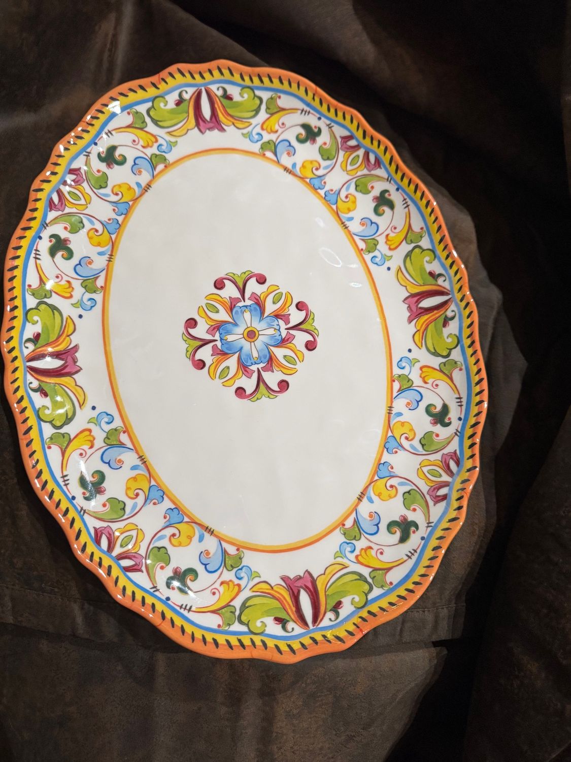 LeCadeaux Toscana 16" Oval Platter