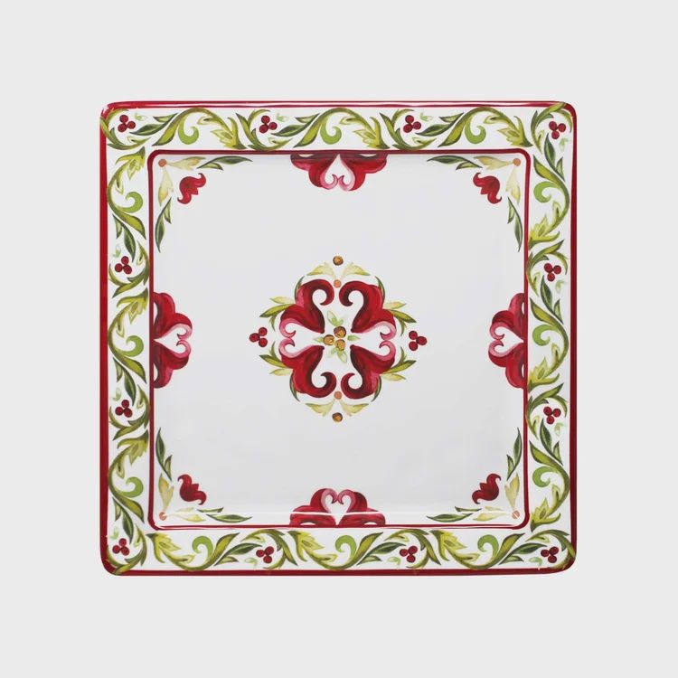 LeCadeaux Vischio Square Platter 11"