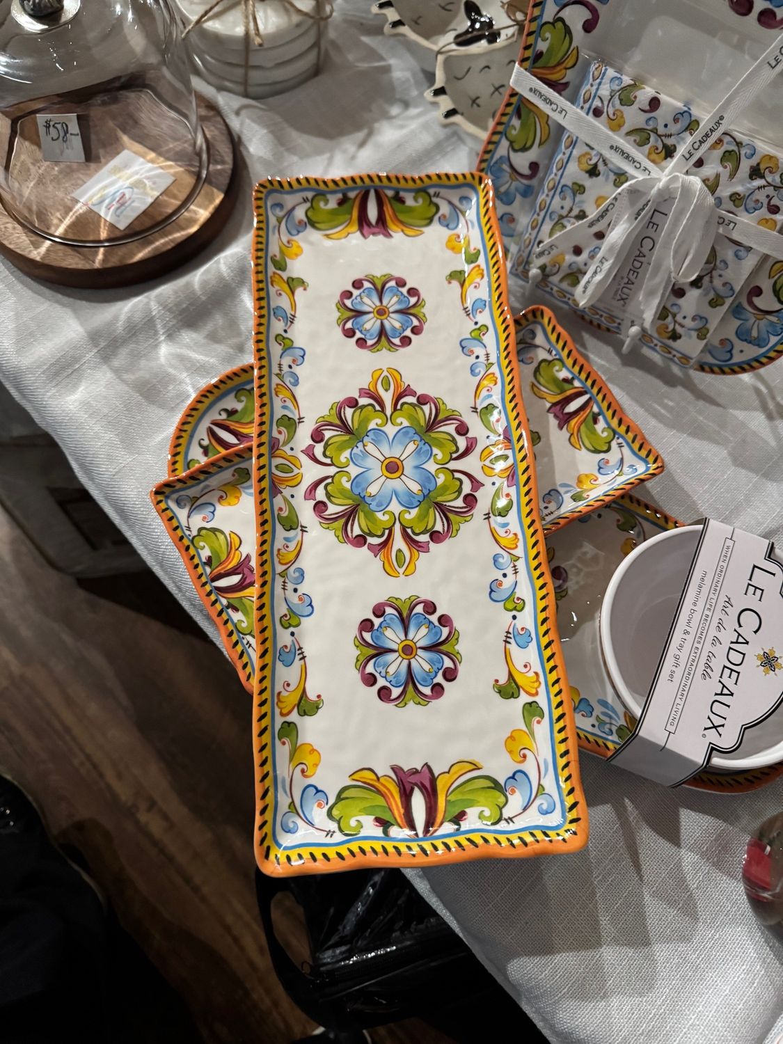 LeCadeaux Toscana Baguette Tray 15"