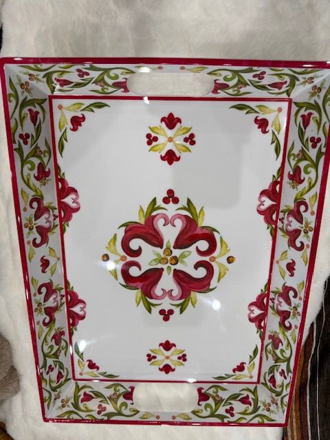 LeCadeaux Vischio Serving Tray with Handles