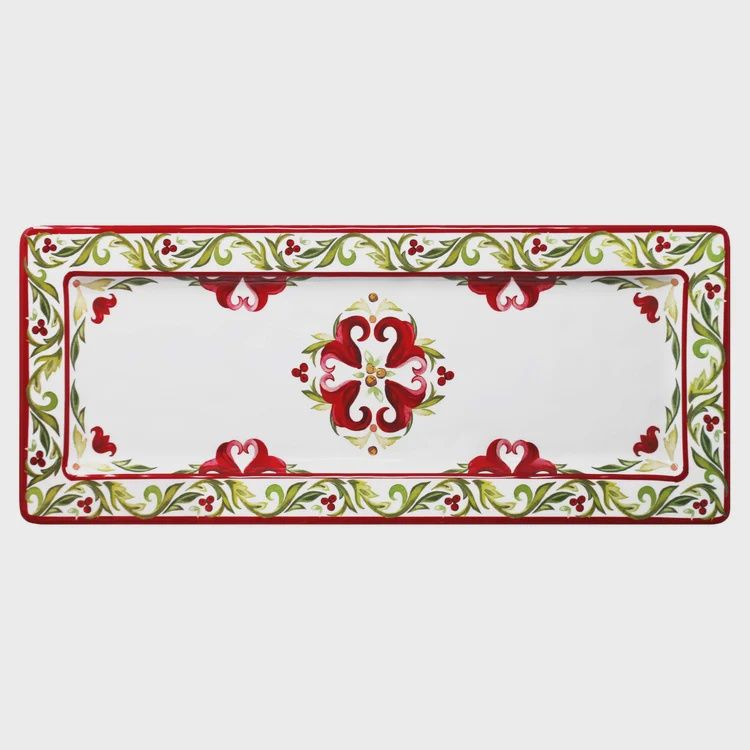 LeCadeaux Serving Platter Rectangle Vischio
