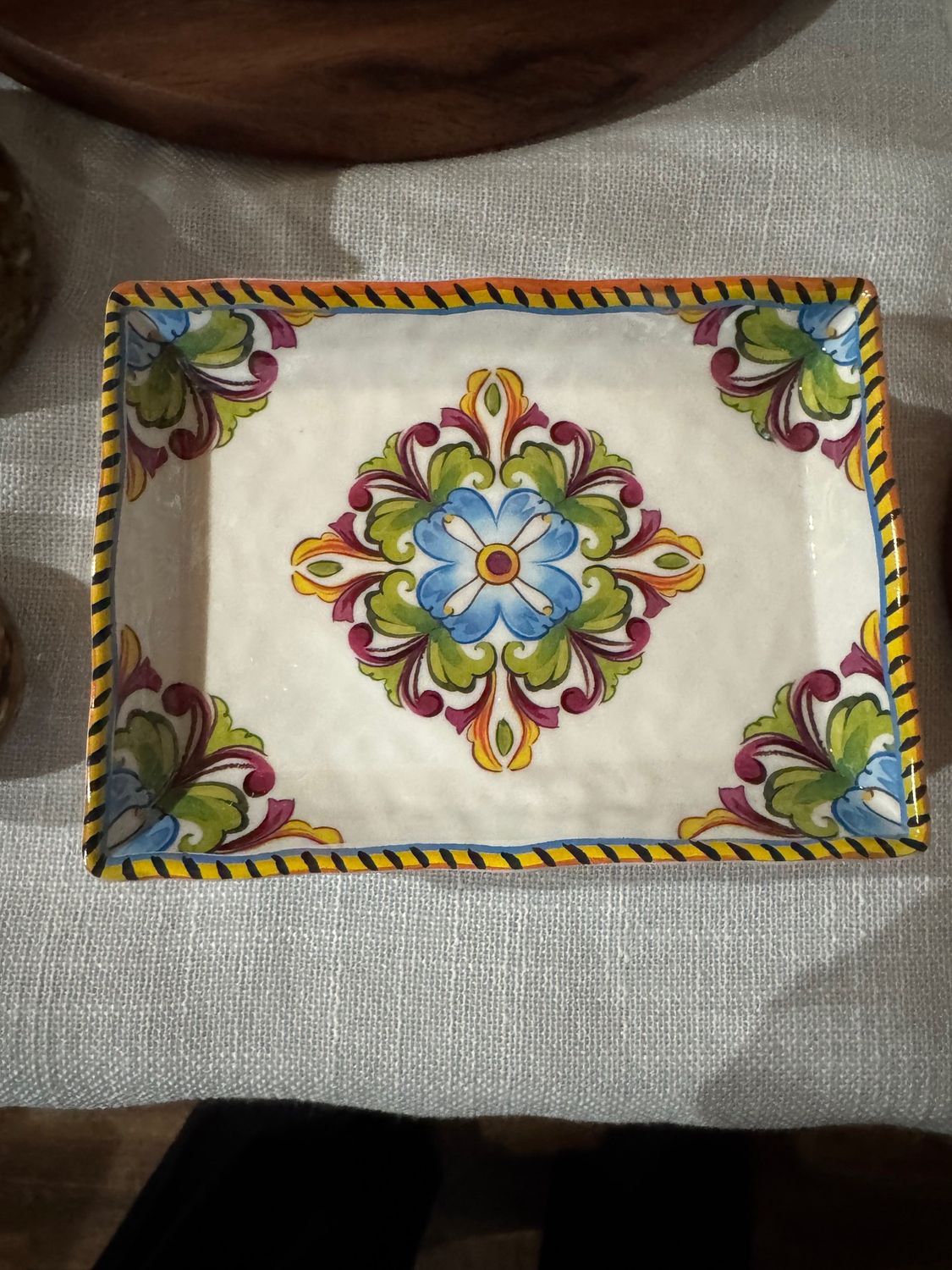 LeCadeaux Soap Dish Small Tray Toscana