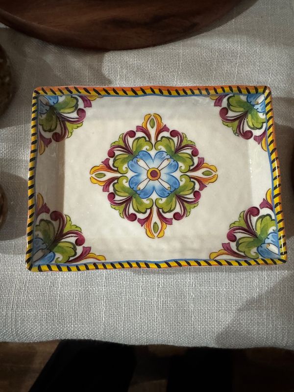 LeCadeaux Soap Dish Small Tray Toscana