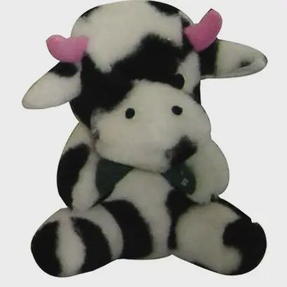 PS Plush Cow dog toy