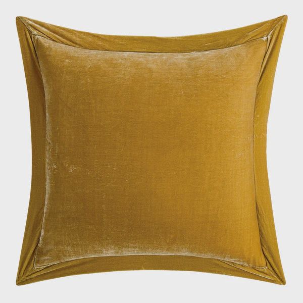 Stella Faux Silk Velvet Flanged Euro Sham 27x27