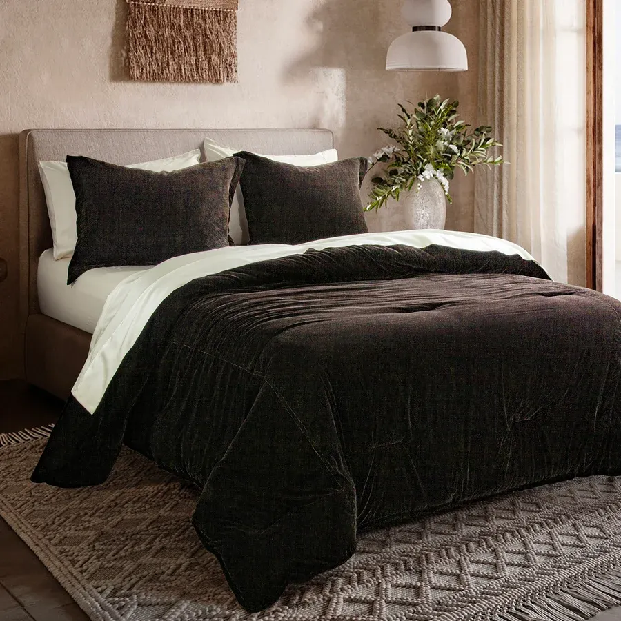 Estelle Velvet Comforter Set King
