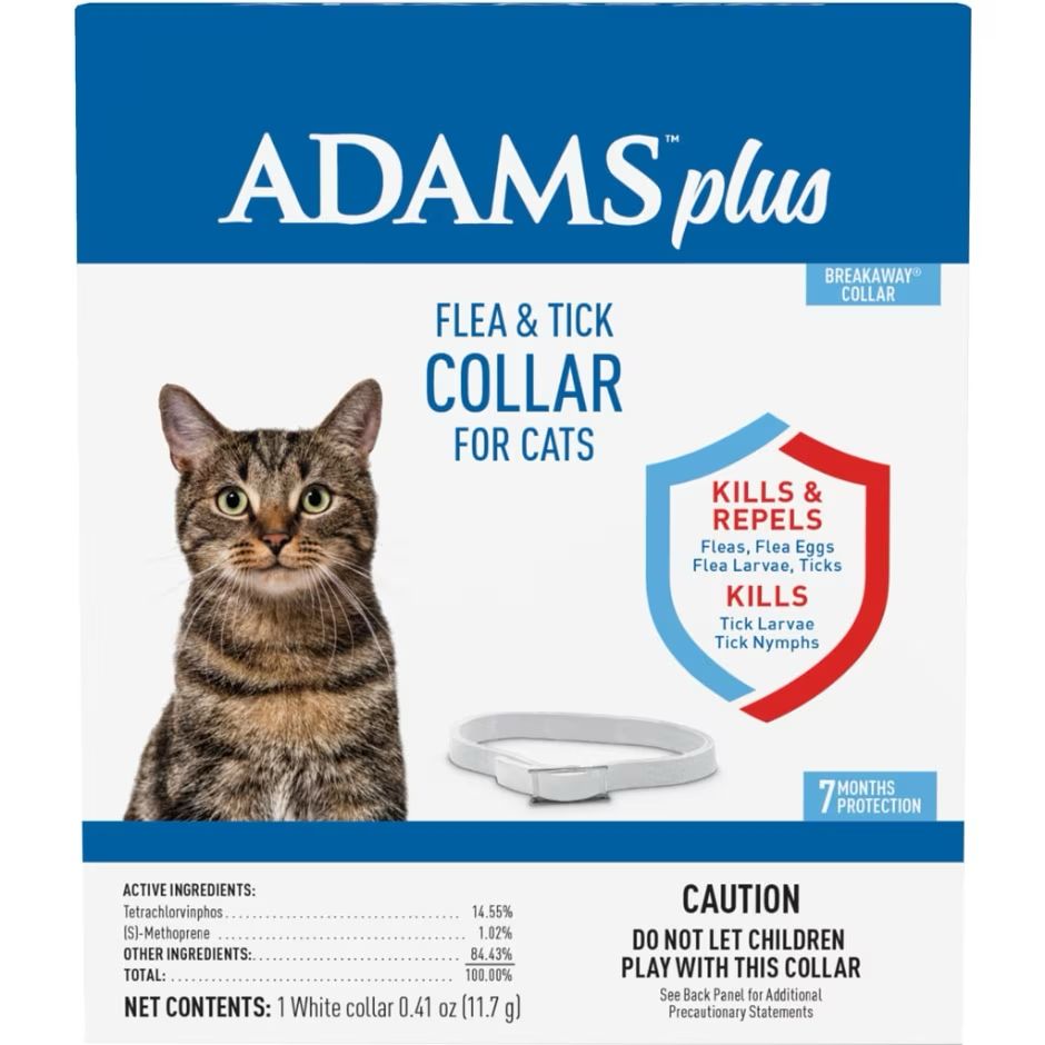 ADAMS PLUS FLEA &amp; TICK COLLAR FOR CATS