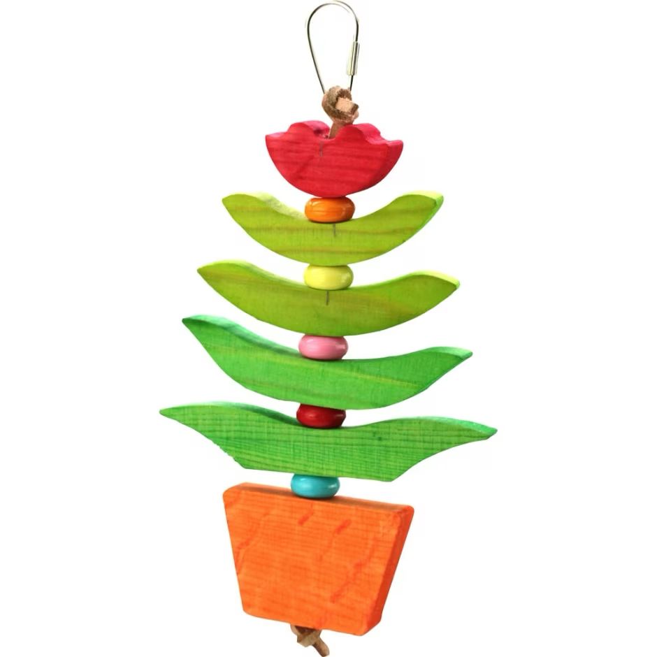 A&amp;E Flower Flutter Bird Toy