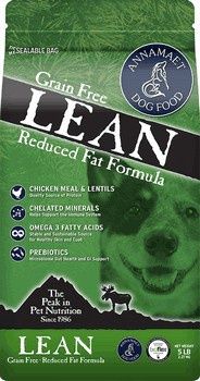 Annamaet Grain-Free Lean Reduced Fat Formula Dry Dog Food, (Chicken &amp; Duck)