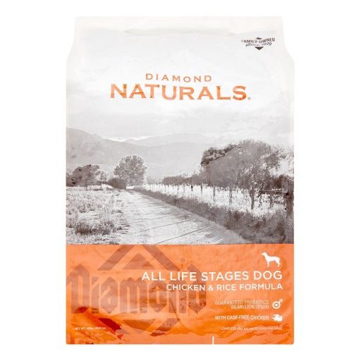 Diamond Naturals Chicken &amp; Rice Formula All Life Stages Dry Dog Food - 40 Lb Bag