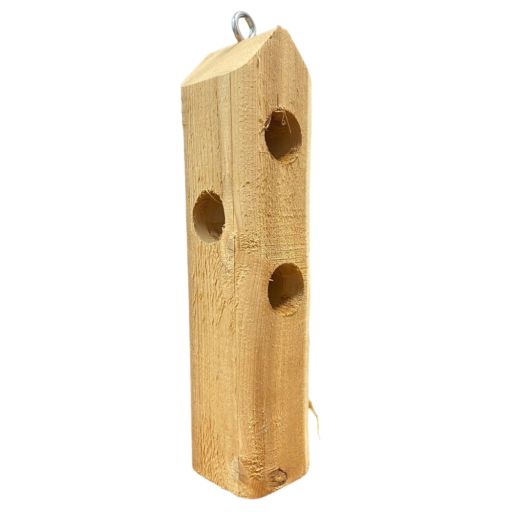Pine Tree Farms Log Jammer Suet Feeder  Wood