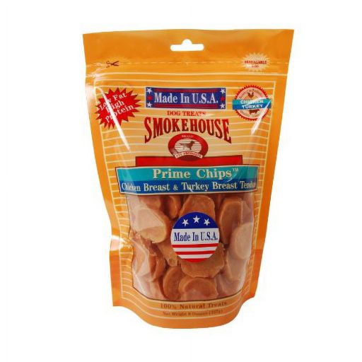 Smokehouse 100% Natural Prime Chips Dog Treats