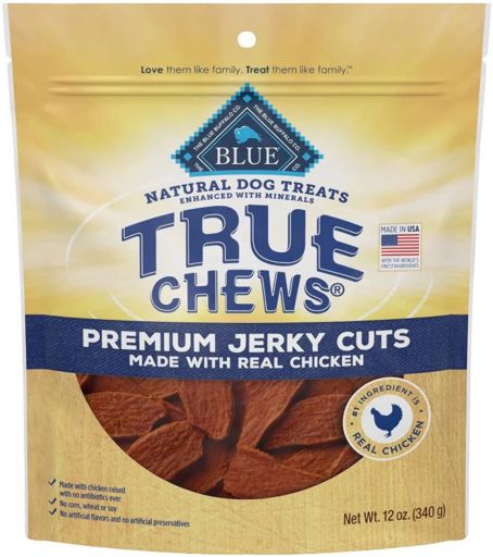 Blue Buffalo True Chews Premium Jerky Cuts Natural Dog Treats  Chicken 12oz